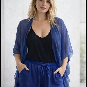 Intimately Free People Black spaghetti strap thong bodysuit Size Large